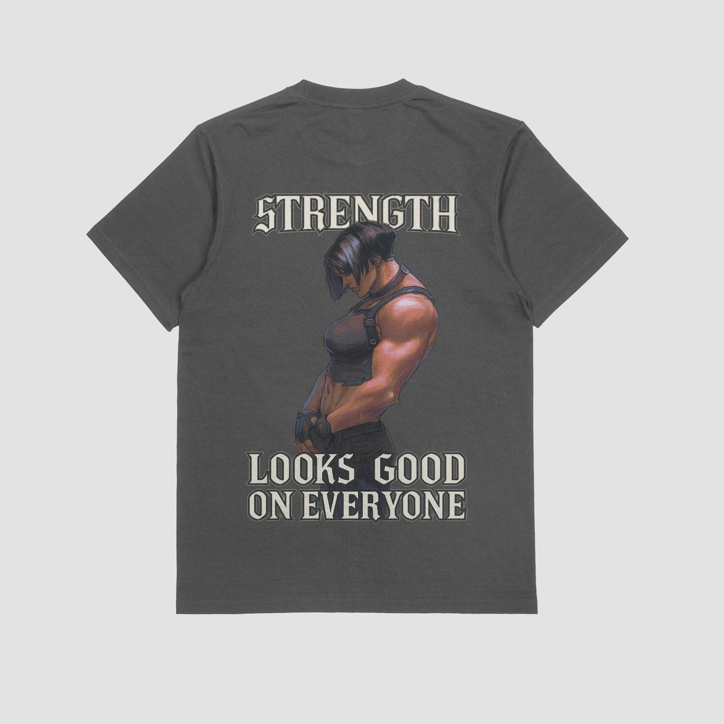 Sevika "Strenght Looks Good on Everyone" Gym T-shirt (Oversized)