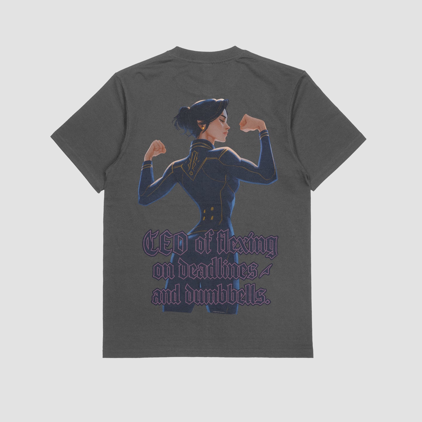 Caitlyn "Flex Goals > Outfit Goals" Gym T-shirt (Oversized)