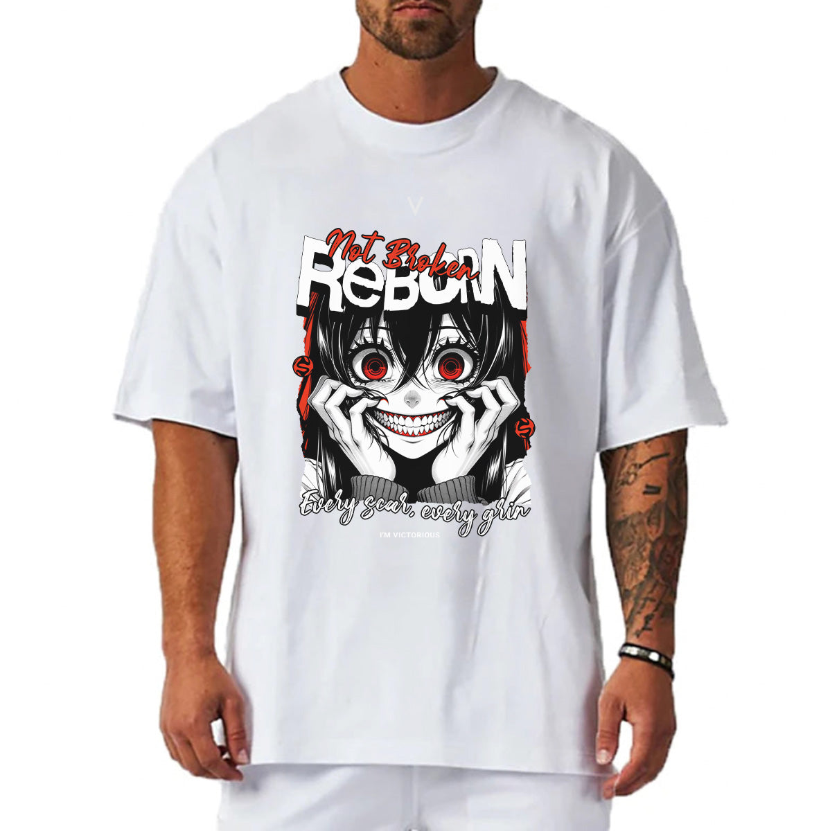 Reborn V Oversize T-shirt - Front Print (Oversize)