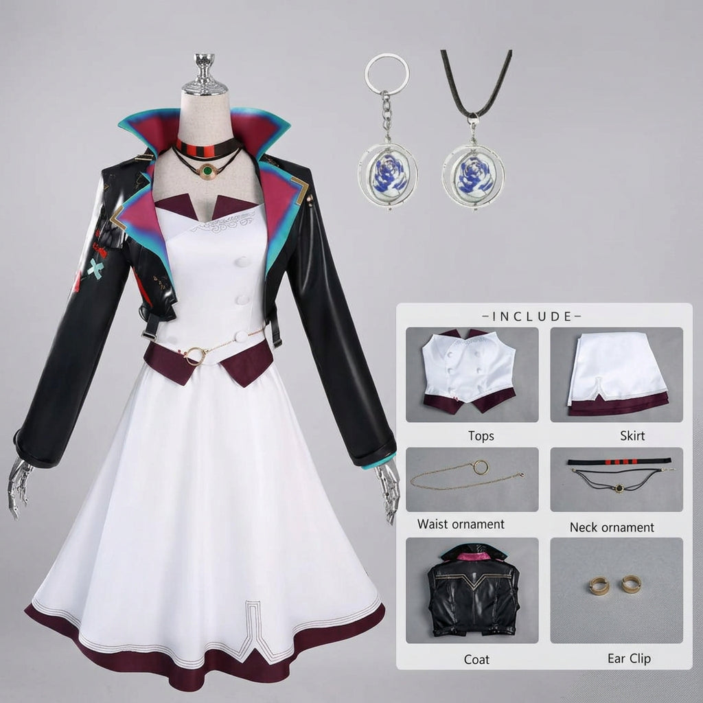 Ball Dress No Wig / XS Arcane Season 2 Jinx Cosplay Dress – Powder Blue Ball Gown by Victorious
