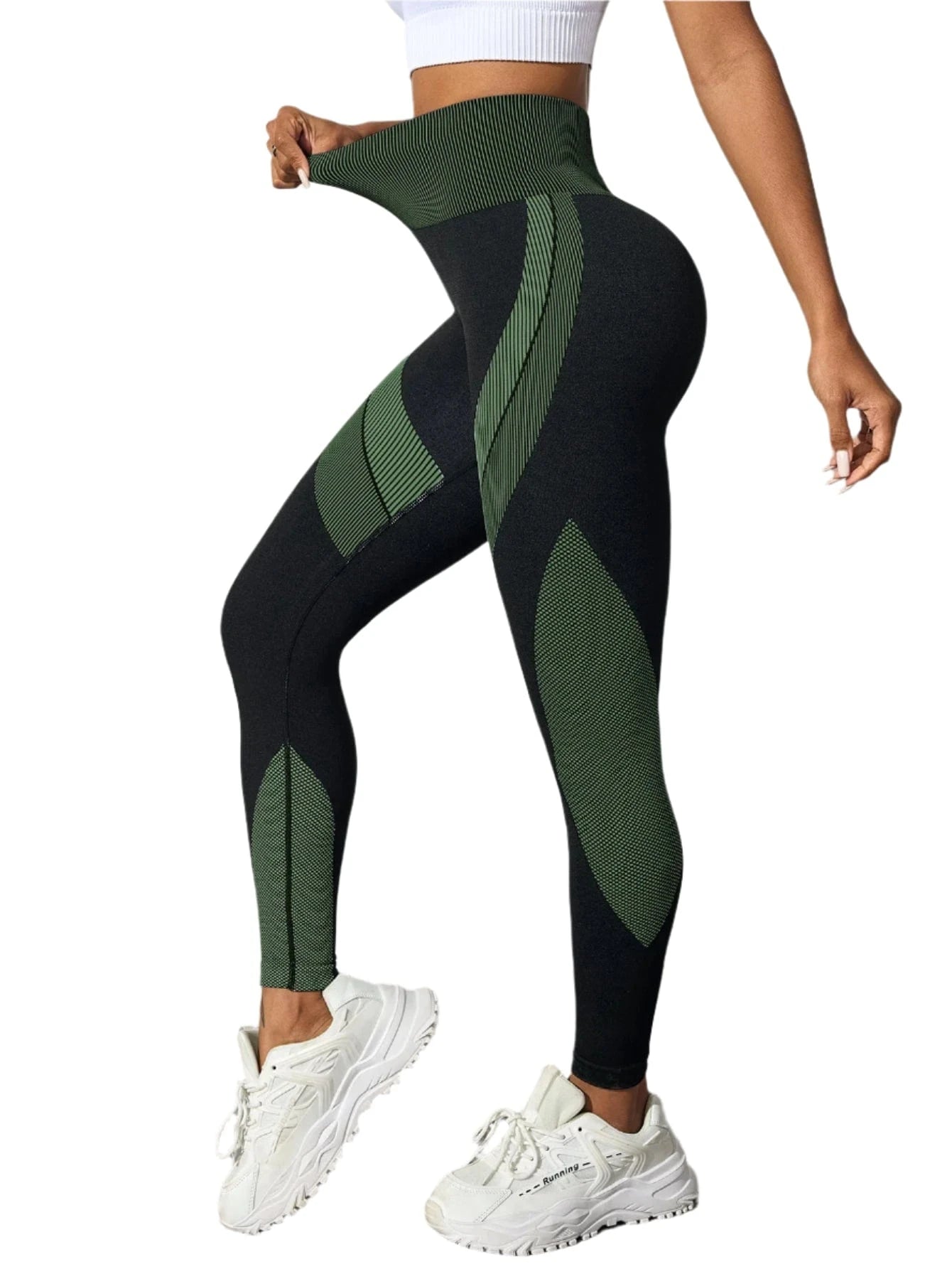 Green / S Victorious Venus Vapor Women's Seamless Yoga Leggings