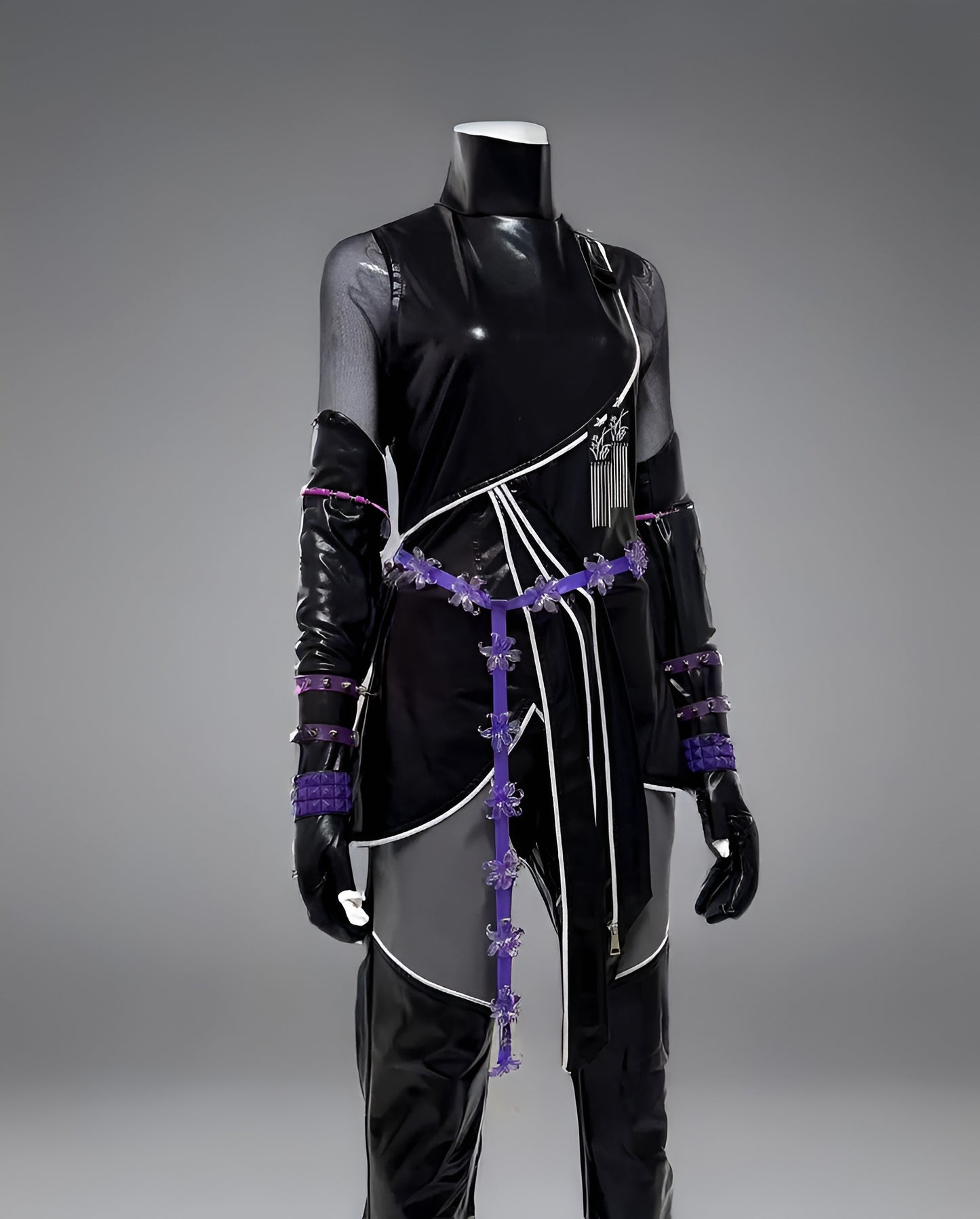 Kpop Demons Hunters Rumi, Zoey, Mira Cosplay - Black Outfits