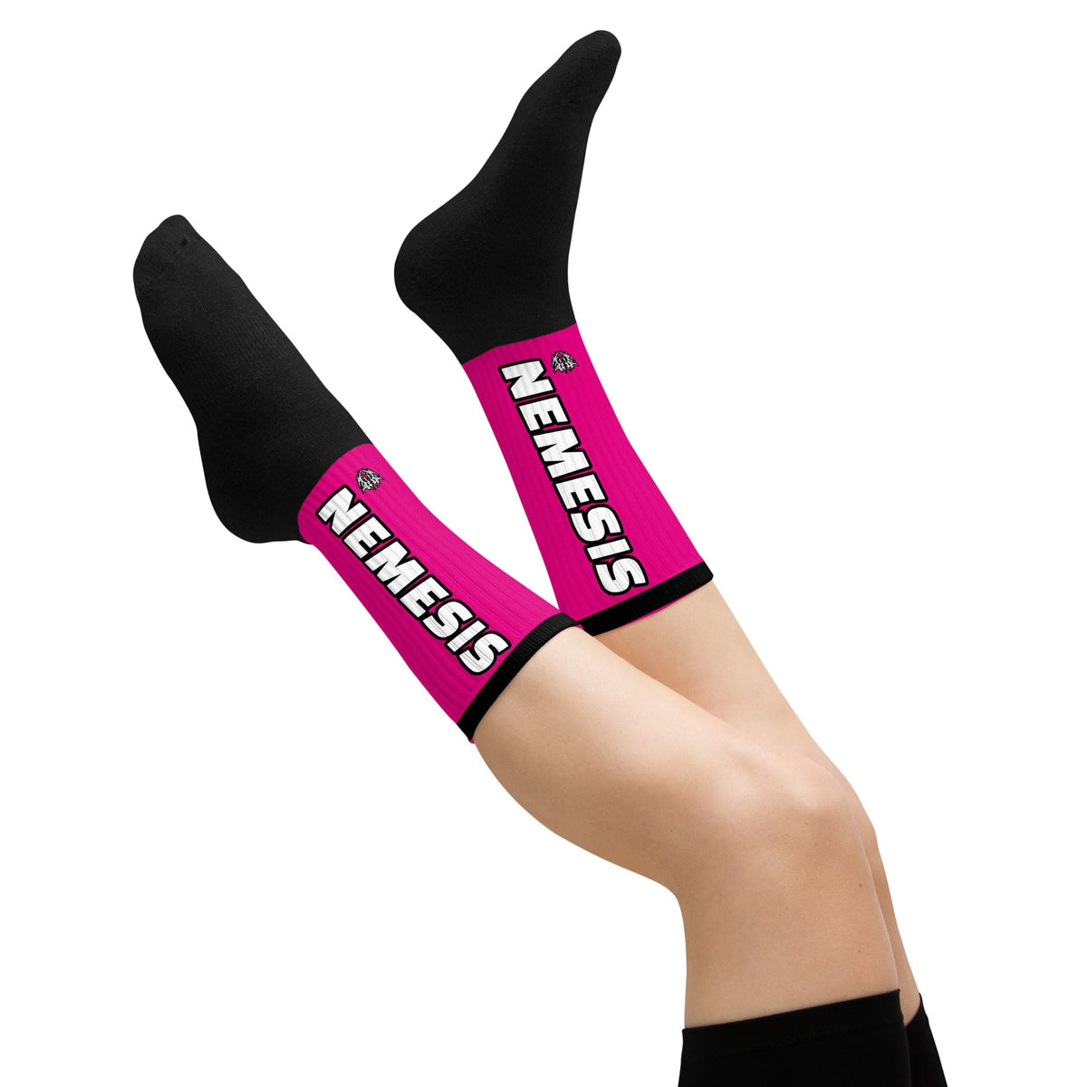 Nemesis: Dynamic Athletic Socks (Hot Fuchsia)