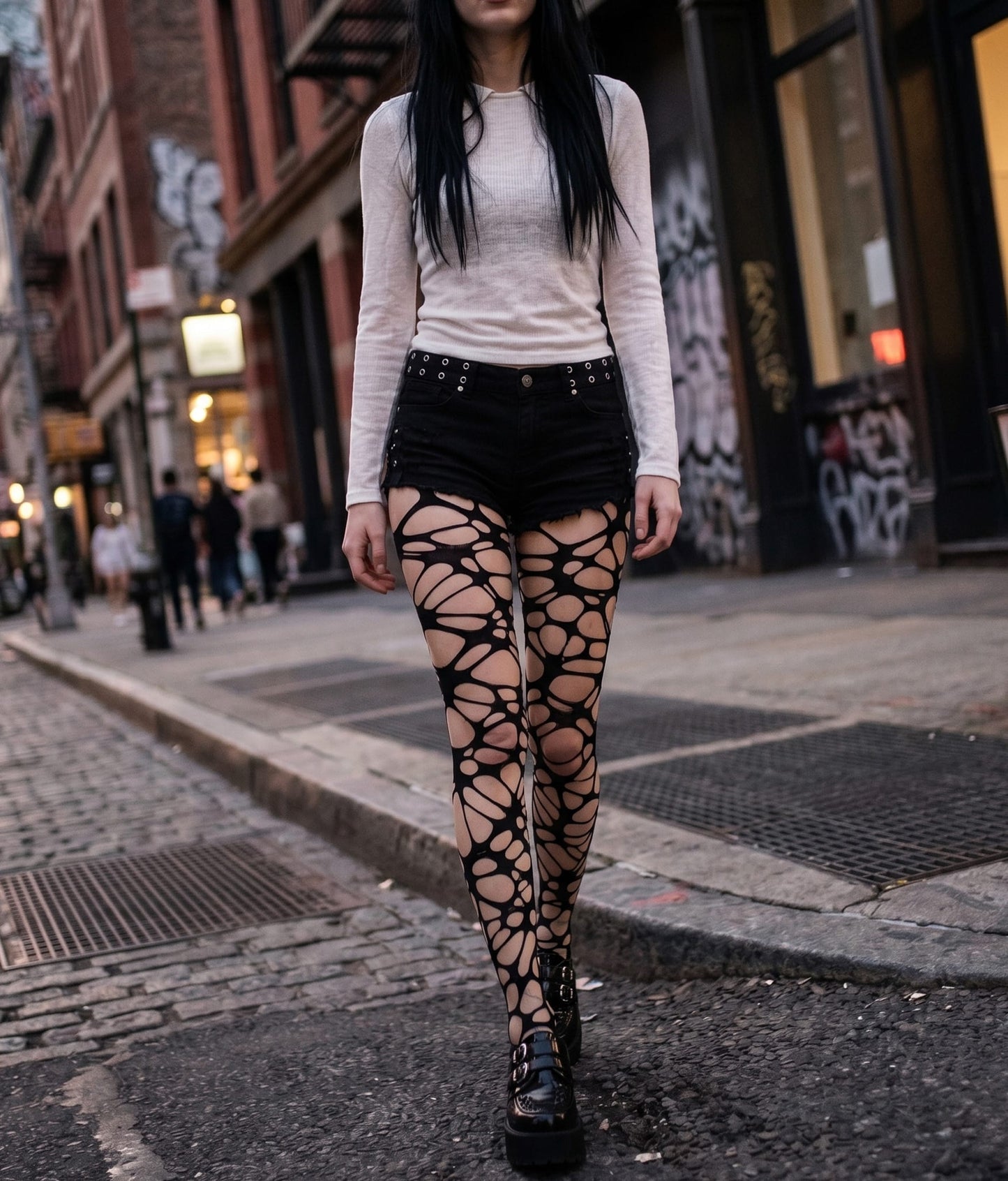 One Size Gothic Symbiote Socks