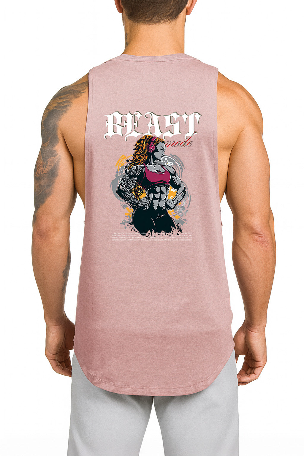 Victorious Beast Mode (Vel’kaaris) High-Neck Gym Tank-Top