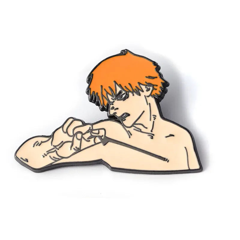13 Chainsaw Man Anime Enamel Pin Cosplay
