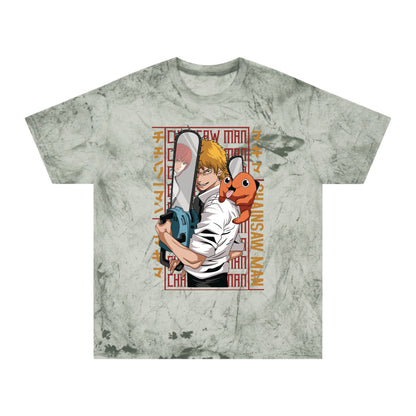 Unisex Color Blast Tee - Anime Chainsaw Man (Love & Loyalty)