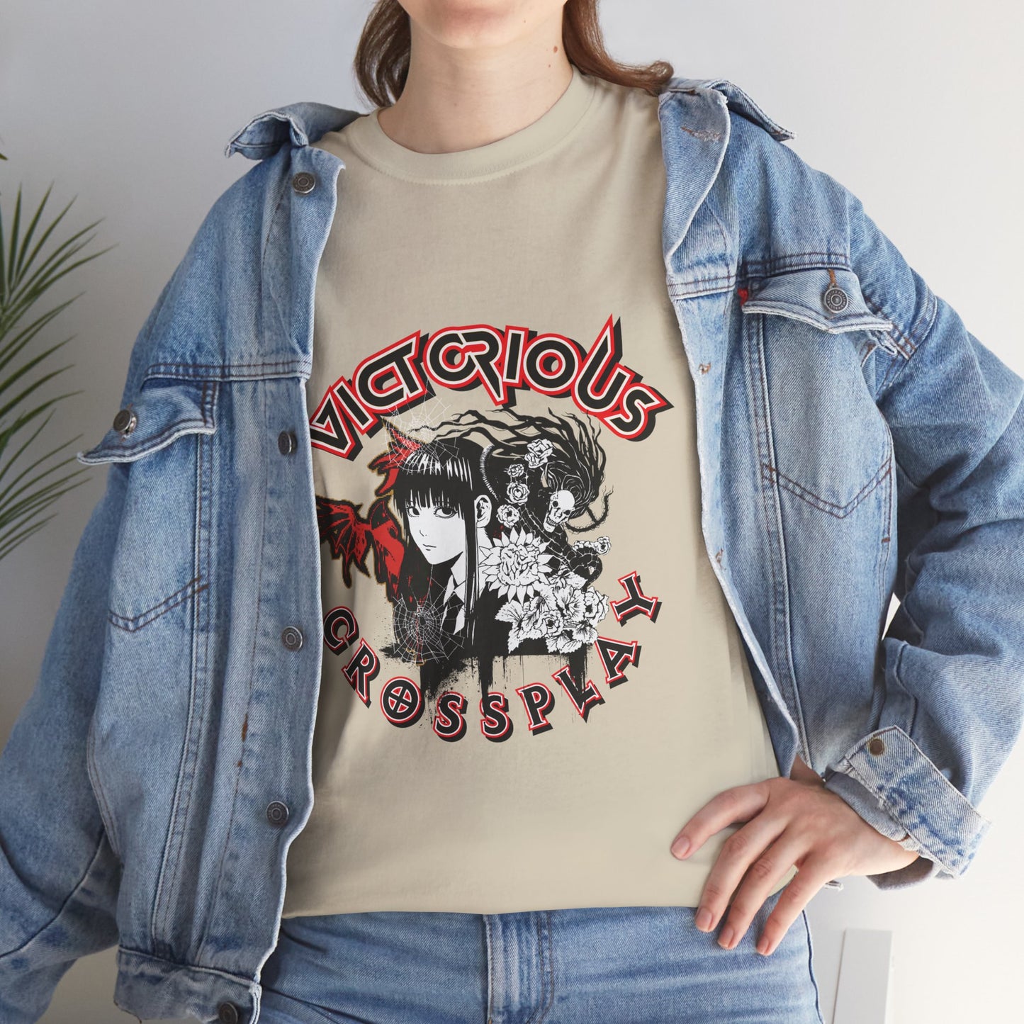 Victorious Crossplay Tee — Gothic Anime Japan Vampire Graphic T-Shirt