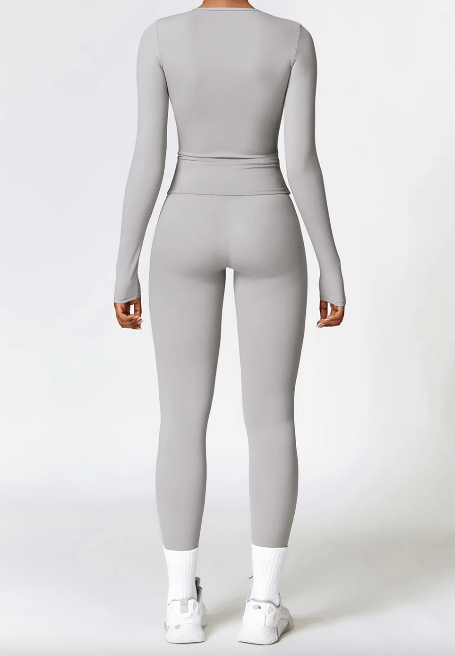 2-Piece Full Sport Suit by Victorious – Matching Leggings & Top Set for Gym, Yoga & Active Lifestyle