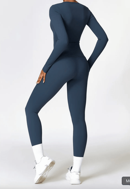 2-Piece Full Sport Suit by Victorious – Matching Leggings & Top Set for Gym, Yoga & Active Lifestyle