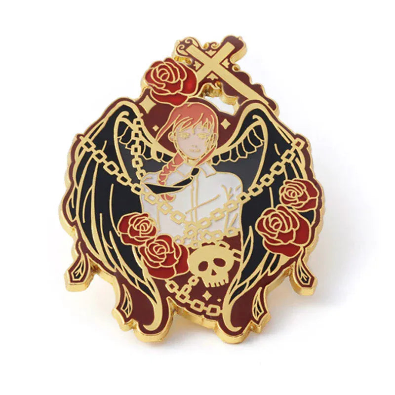 24 Chainsaw Man Anime Enamel Pin Cosplay