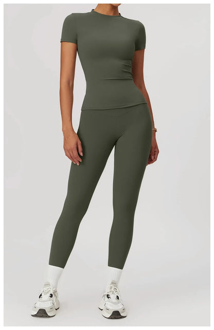 2PCS Fitness Skirt & Bra for Yoga & Fitness - Victorious Shieldmaiden Grace Set