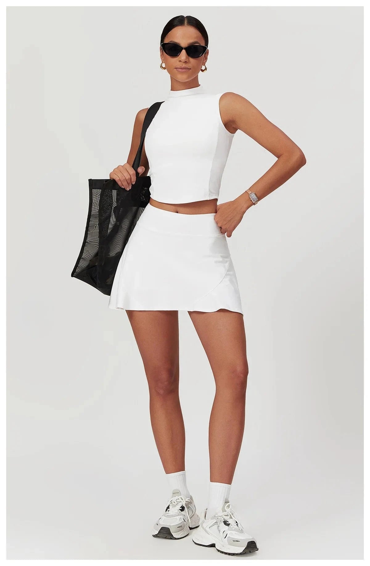 2PCS Fitness Skirt & Bra for Yoga & Fitness - Victorious Shieldmaiden Grace Set