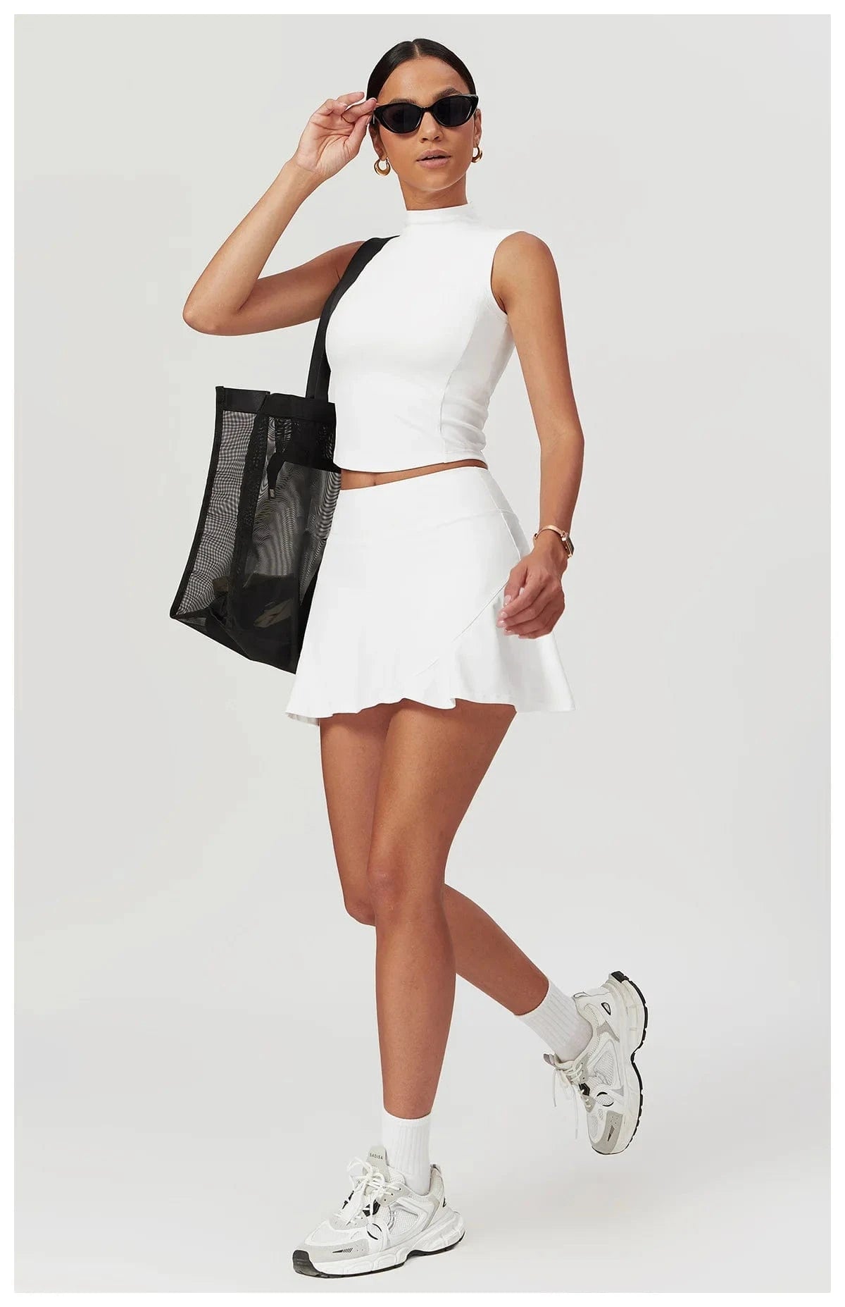 2PCS Fitness Skirt & Bra for Yoga & Fitness - Victorious Shieldmaiden Grace Set