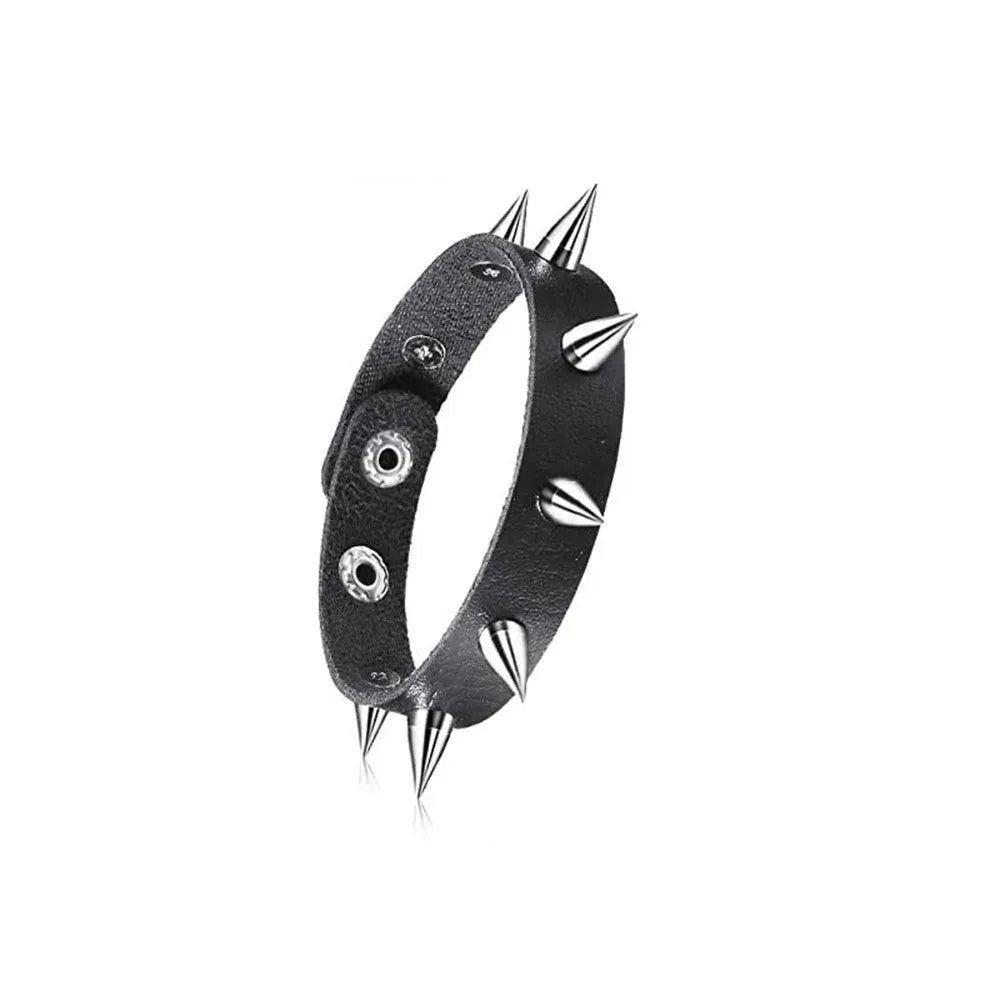 3 Gothic Spike Bracelet Punk Rock Accessories
