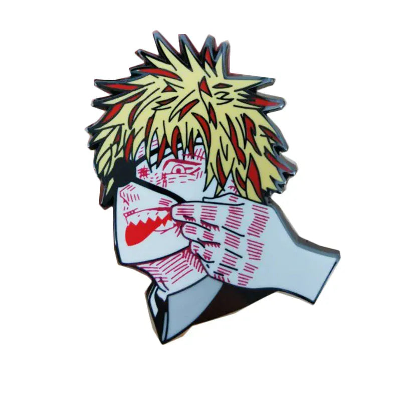 4 Chainsaw Man Anime Enamel Pin Cosplay