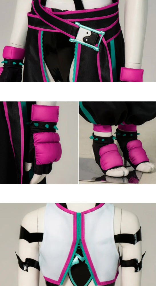 Juri Han Cosplay Costume / Street Fighter Game
