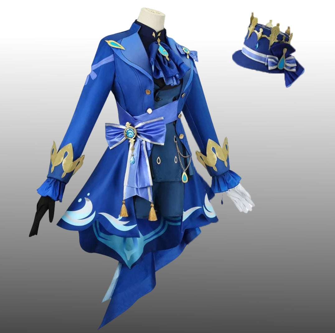 Furina Cosplay & Wig/ Impact Fontaine Focalors with Hat Cosplay