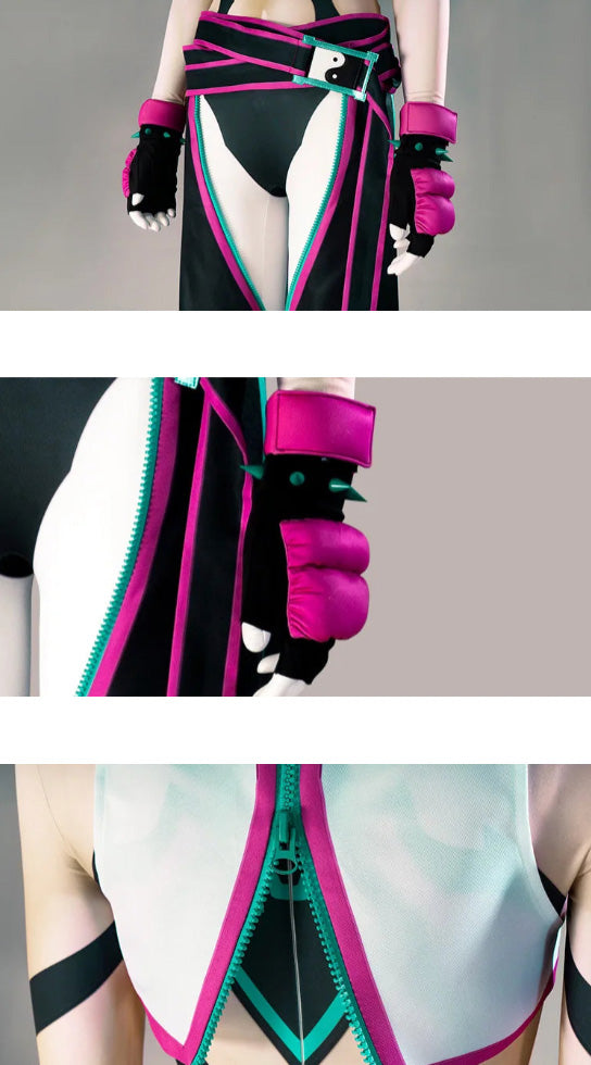Juri Han Cosplay Costume / Street Fighter Game