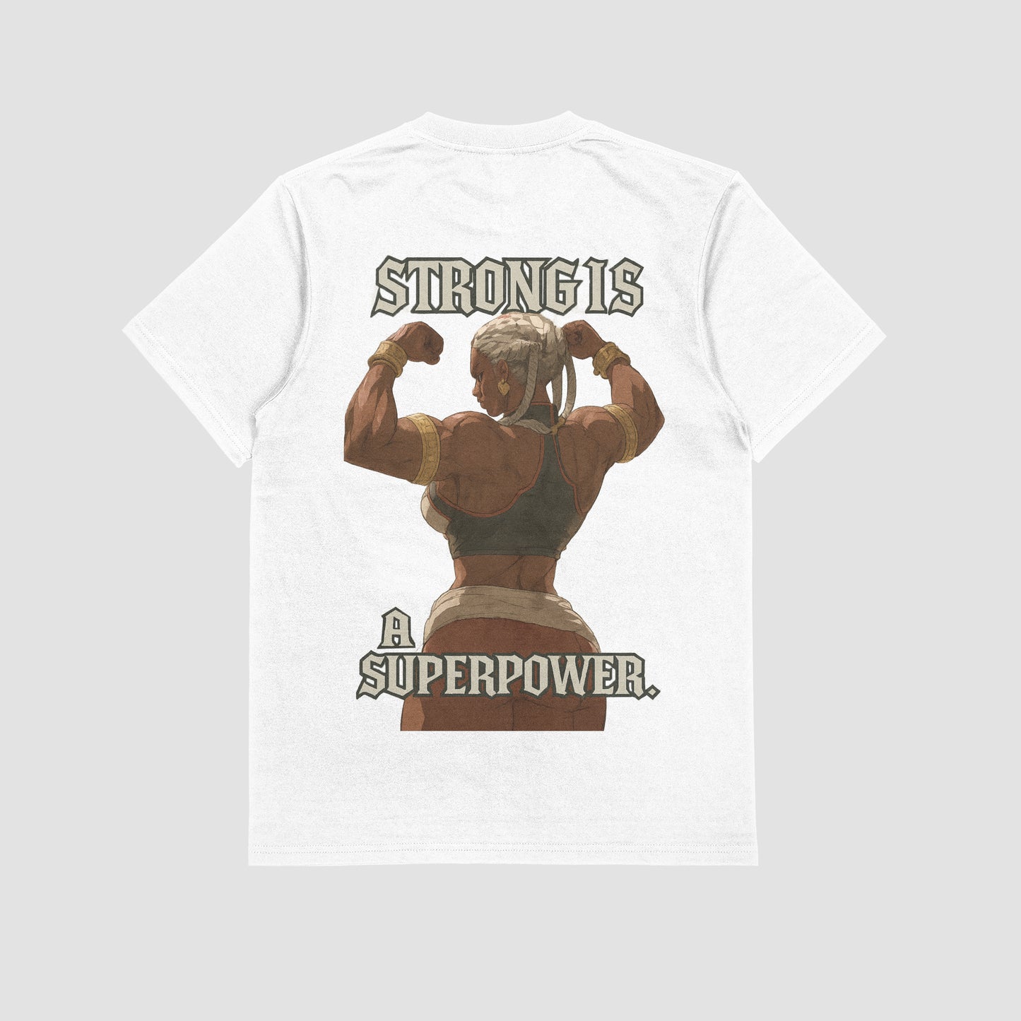 Ambessa "Strong is a superpower" Gym T-shirt (Oversize)