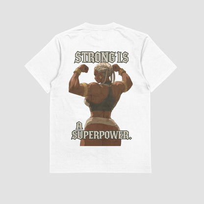 Ambessa "Strong is a superpower" Gym T-shirt (Oversize)