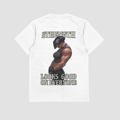 Sevika "Strenght Looks Good on Everyone" Gym T-shirt (Oversized)