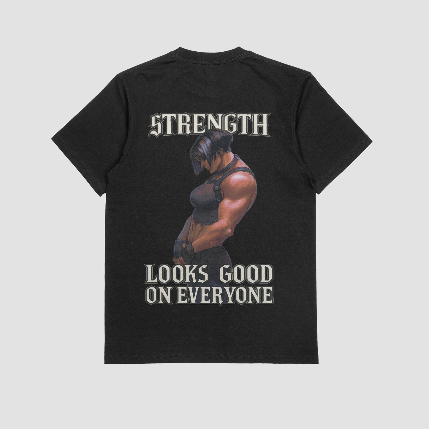 Sevika "Strenght Looks Good on Everyone" Gym T-shirt (Oversized)