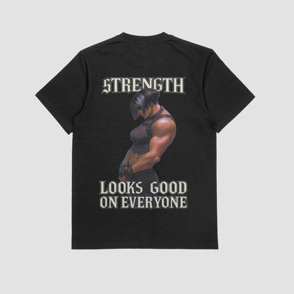 Sevika "Strenght Looks Good on Everyone" Gym T-shirt (Oversized)