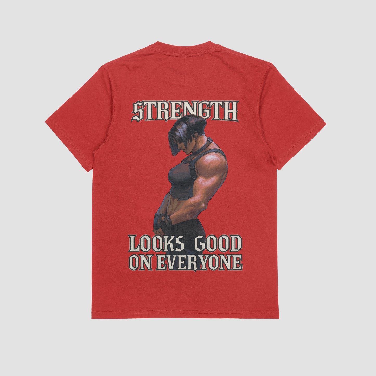 Sevika "Strenght Looks Good on Everyone" Gym T-shirt (Oversized)