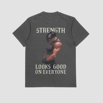 Sevika "Strenght Looks Good on Everyone" Gym T-shirt (Oversized)