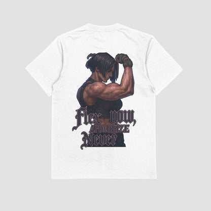Sevika "Flex Now, Apologize Never" Gym T-shirt (Oversized)