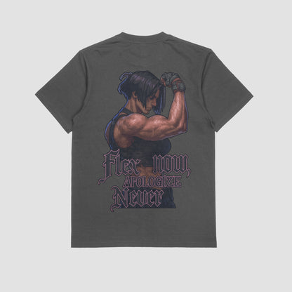 Sevika "Flex Now, Apologize Never" Gym T-shirt (Oversized)