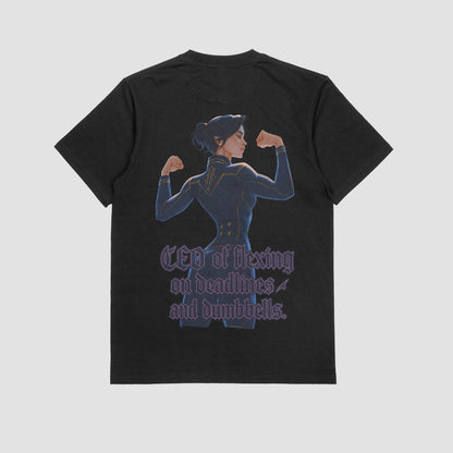 Caitlyn "CEO of Flexing on Deadlines, and Dumbbells" Gym T-shirt (Oversized)