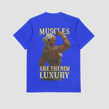Ambessa "Muscles are the new luxury" Gym T-shirt (Oversized)