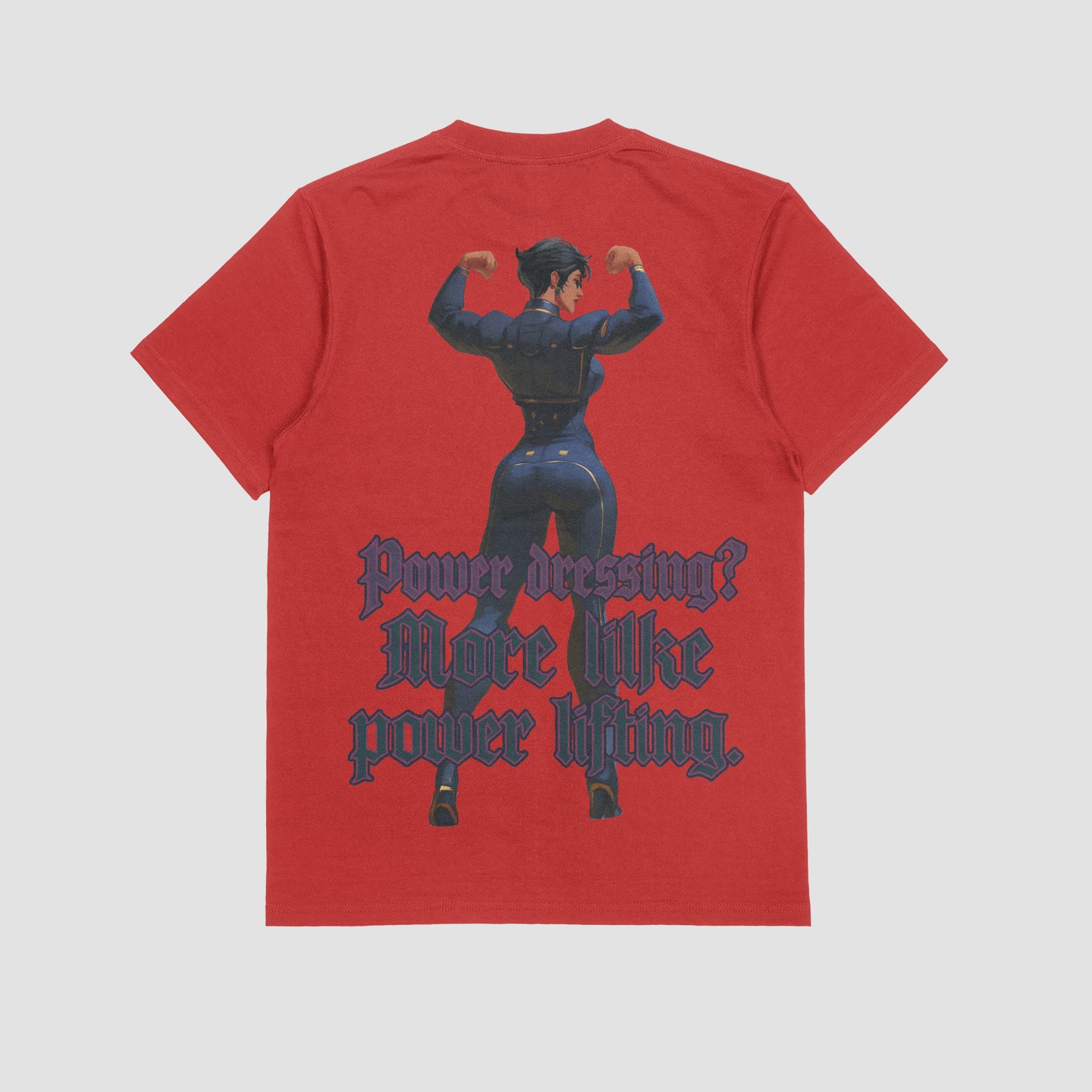 Caitlyn "Power Dressing? More like Powerlifting" Gym T-shirt (Oversized)
