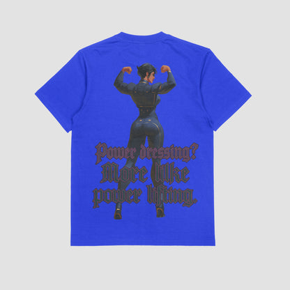 Caitlyn "Power Dressing? More like Powerlifting" Gym T-shirt (Oversized)