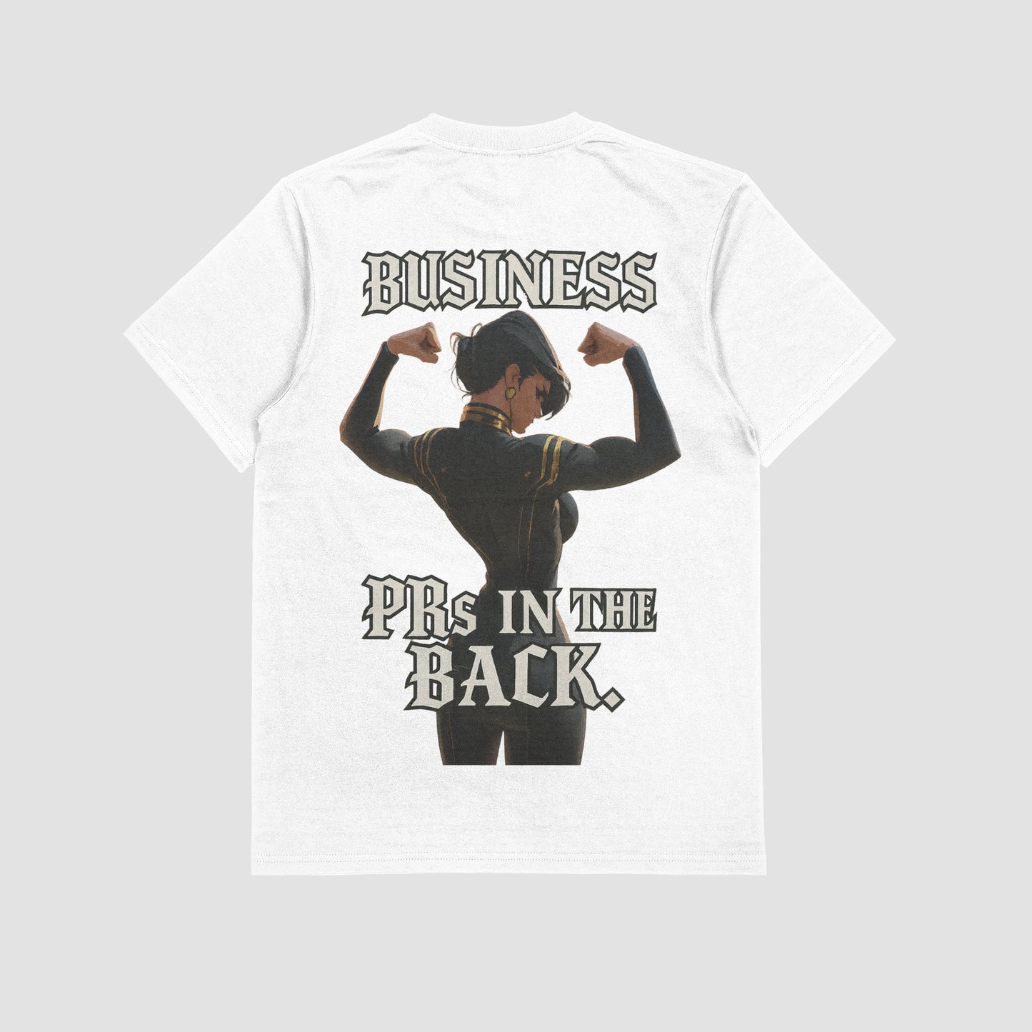 Caitlyn "Business, PR's in the back" Gym T-shirt (Oversized)