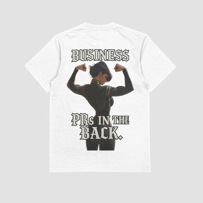Caitlyn "Business, PR's in the back" Gym T-shirt (Oversized)