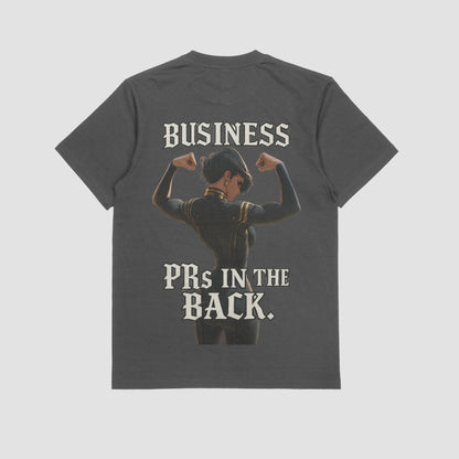 Caitlyn "Business, PR's in the back" Gym T-shirt (Oversized)