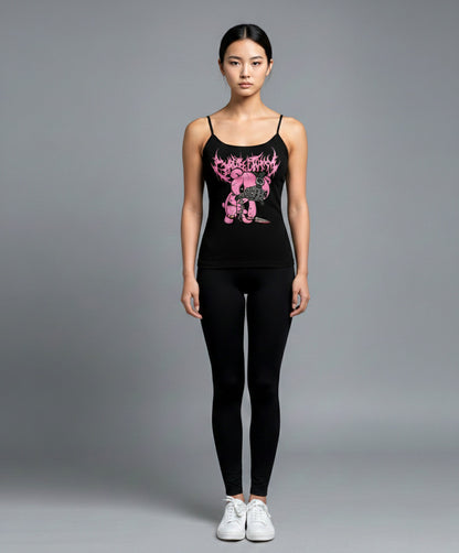 Women Cyber Sigil Bear Tank Top