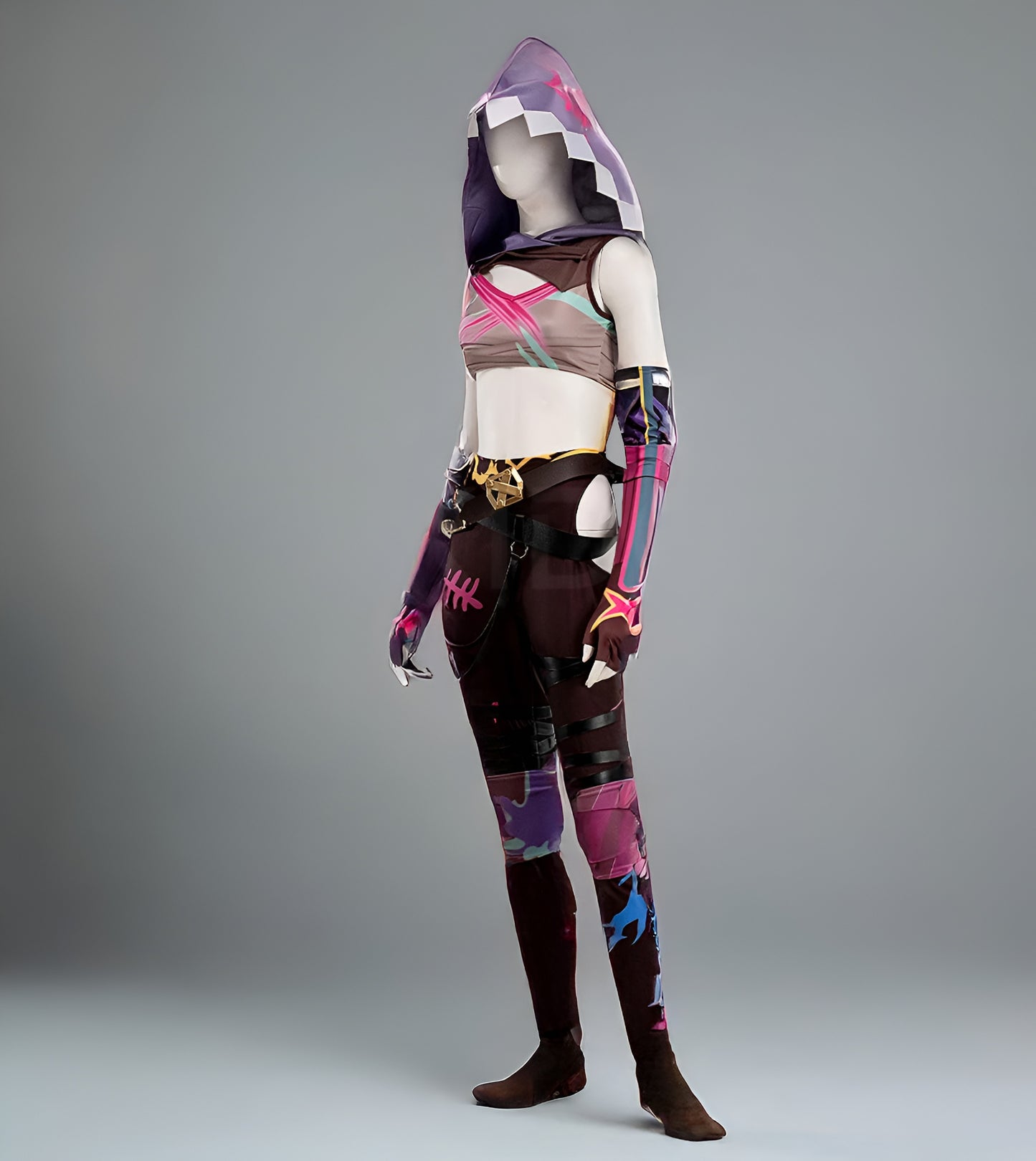 Jinx Arcane Hoodie Cosplay / Season 2 Fractured Jinx Cosplay