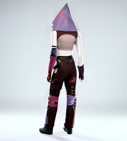 Jinx Arcane Hoodie Cosplay / Season 2 Fractured Jinx Cosplay
