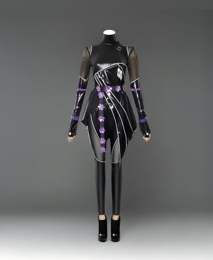 Kpop Demons Hunters Rumi, Zoey, Mira Cosplay - Black Outfits