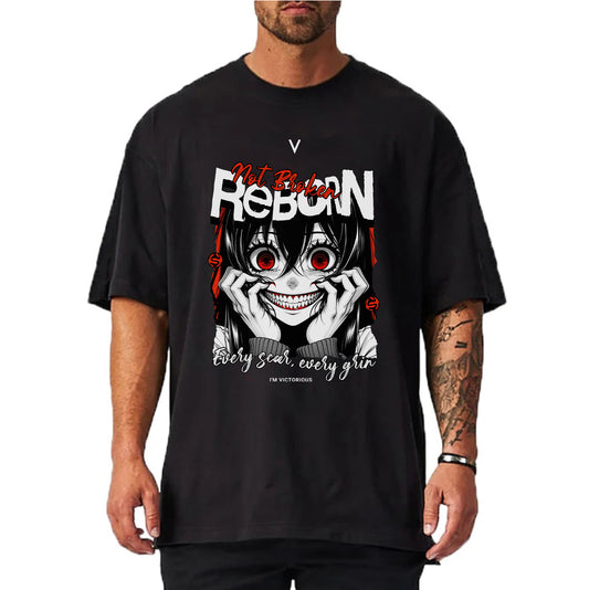 Reborn V Oversize T-shirt - Front Print (Oversize)