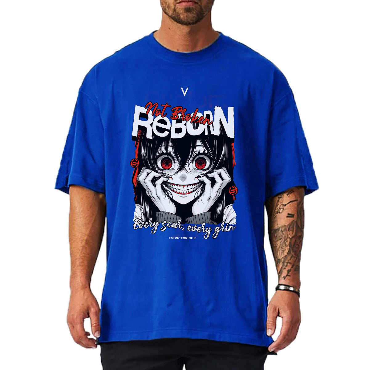 Reborn V Oversize T-shirt - Front Print (Oversize)