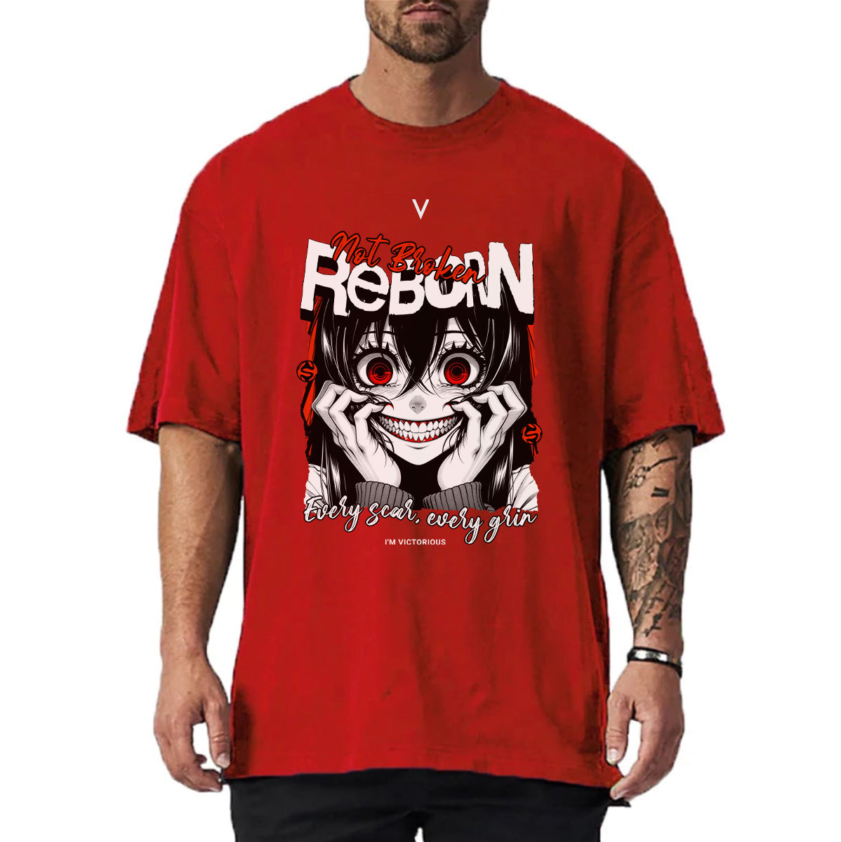 Reborn V Oversize T-shirt - Front Print (Oversize)