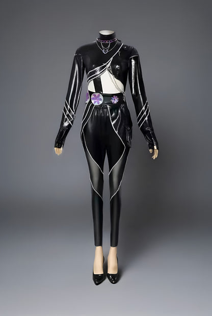 Kpop Demons Hunters Rumi, Zoey, Mira Cosplay - Black Outfits