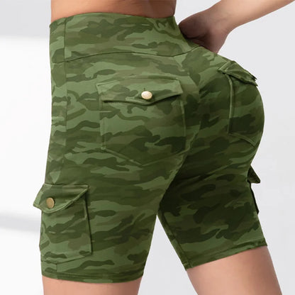 Camouflage Printed Women Shorts with Pockets (Victorious ExoGenesis Shorts)