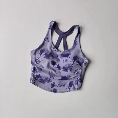 Pattern Sports Bra for Women /Gym Yoga Bra