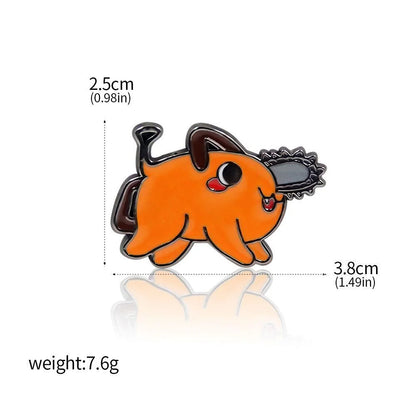 Anime Chainsaw Man Brooch Pins/ Metal Enamel